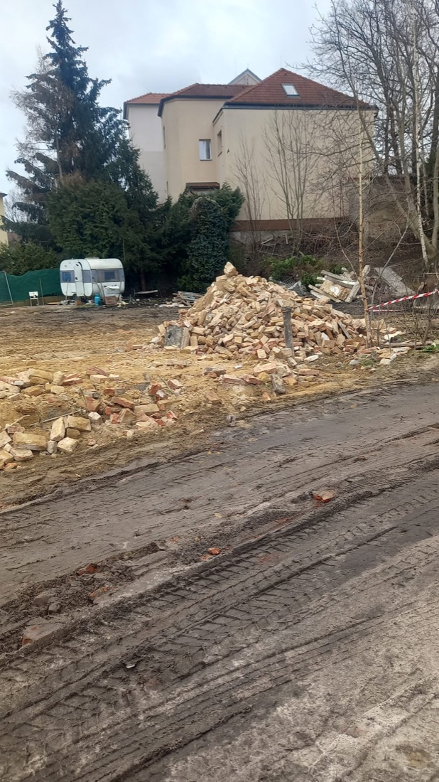 Demolice dvou rodinných domů, Vokovice